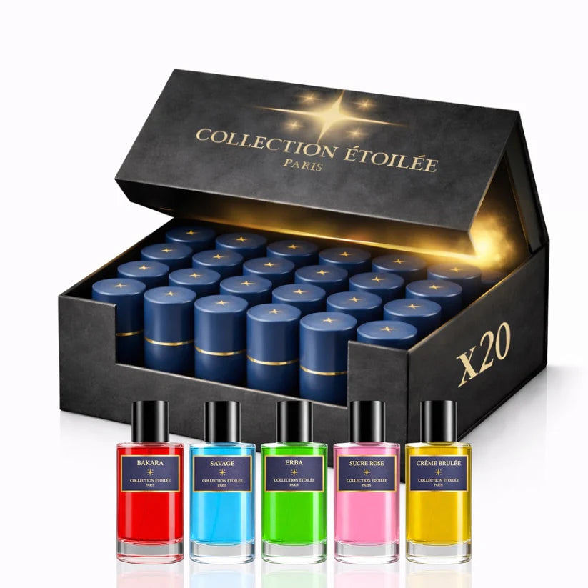 LOT DE 20 PARFUMS - COLLECTION ÉTOILÉE